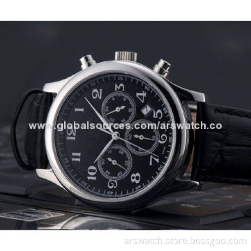 Chronograph Wristwatches, 361L Stainless Steel Case, 5ATM Waterproof